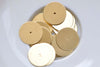 Raw Brass Flat Round Blank Disc Spacer Beads 4mm-30mm