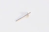4 pcs (2 Pairs) 925 Sterling Silver Cap Earring Stud Post with Peg