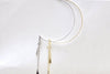 Gold/Platinum 925 Sterling Silver Bracelet with Extension Chain Bangle