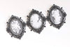 Gorgeous 1 pc Clear Resin Angel Flower Oval Cameo Cabochon 30x40mm