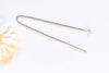 925 Sterling Silver Threader Earring Earwire 90mm