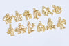 Bulk 12 Zodiac Constellation Astrology Charms