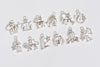 Bulk 12 Zodiac Constellation Astrology Charms