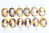 Gorgeous 1 pc Resin Angel Lady Oval Cameo Cabochon 30x40mm