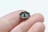 Antique Bronze Bead Cap With Peg For Half Drilled Pearls Beads Set of 20 pcs A3602