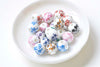 20 pcs Fancy Flower Chinese Ceramic Beads 6mm/8mm/10mm/12mm/14mm/16mm/18mm