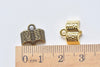 Antique Bronze/Antique Silver/Gold Classic Open Book Charms 8x12mm