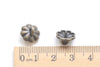 Antique Bronze Bead Cap With Peg For Half Drilled Pearls Beads Set of 20 pcs A3602