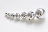 10 pcs Shiny Silver Jingle Bells Dog Pet Charms Drops Pendants 6mm-25mm