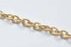 16ft (5m) Gold Plated Aluminum Thick Oval Chain 11x15mm A8212