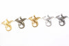 Antique Bronze/Silver/Gold/Gunmetal Flying Dragon Charms Pendants 43x47mm