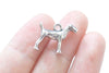 Antique Bronze/Silver Hound Dog Charms 16x18mm