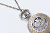 1 PC Antique Bronze Round Pocket Watch Necklace A978