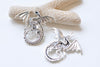 Antique Bronze/Silver/Gold/Gunmetal Flying Dragon Charms Pendants 43x47mm