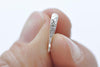 Platinum Textured Earwire Earring Findings 10x15mm Set of 6 pcs