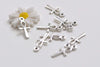 50 pcs of Antique Silver Egyptian Ankh Cross Charms 8x18mm A5979