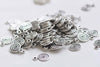 20 pcs of Antique Silver Filigree Round Coiled Spiral Charms 13x18mm A1535