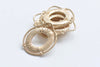 6 pcs of Matte Gold Life Saving Life Ring Charms 22x24mm