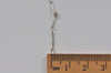 6.6 ft (2m) Platinum Brass Bar And Link Chain Rhombus Link A235
