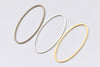 20 pcs Antique Bronze/Platinum/Gold Seamless Oval Rings Gemetric Shapes