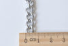 304 Stainless Steel Curb Chain Link Size 7mm