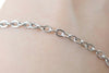 16ft (5m) of Stainless Steel Flat Oval Cable Chain 3x4mm