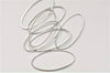 20 pcs Antique Bronze/Platinum/Gold Seamless Oval Rings Gemetric Shapes
