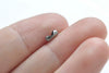 200 pcs Gunmetal Black Bead Chain Ends Connector Clasps For Bead Chain Sized 1-1.5mm A2815