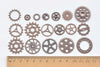 Bulk Gear Watch Movement Antique Copper Charms Mixed Style