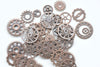 Bulk Gear Watch Movement Antique Copper Charms Mixed Style