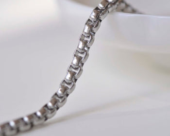 Stainless Steel Box Chain 2mm/2.5mm/3.5mm/4.5mm