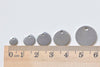 20 pcs Stainless Steel Round Blank Disc Charms 6mm-15mm