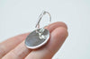 10 pcs Shiny Silver Base Bezel Setting French Earwire Findings