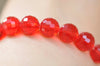 One Strand 96 Facets Glass Beads Crystal Disc Ball 6mm/8mm/10mm/12mm