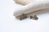 30 pcs Antique Bronze New Year 2022 Charms 10x13mm A2980