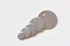 20 pcs Stainless Steel Round Blank Disc Charms 6mm-15mm