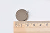 Mirror Polishing Stainless Steel Smooth Round Blank Disc Charms With Jumpring 20mm