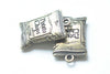 10 pcs Antique Bronze Potato Chips Bag Pendants Charms A6739