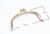 1 PC Gold Purse Frame Bag Hanger 10.5cm x 4.5cm