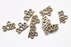 30 pcs Antique Bronze New Year 2022 Charms 10x13mm A2980