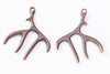 Antler Deer Horn Pendants Charms Set of 6