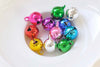 Mixed Color Jingle Bells Dog Pet Charms Drops Pendants 6mm-25mm