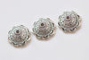 20 pcs Antique Silver Flower Spacer Bead Caps 14mm/16mm/18mm
