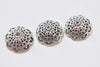 20 pcs Antique Silver Flower Spacer Bead Caps 14mm/16mm/18mm