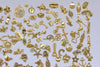 Antique Gold Fancy Charms Mixed Styles Set of 100 A206