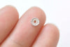 4 pcs 925 Solid Sterling Silver Spacer Discs Beads Size 5mm/6mm/7mm/8mm