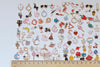 Light Gold Fancy Enamel Charms Mixed Styles Set of 100 A2640
