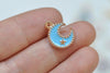 Light Gold Fancy Enamel Charms Mixed Styles Set of 100 A2640