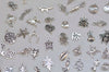 Antique Silver Animal Themed Charms Mixed Styles Set of 100