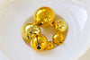 10 pcs Shiny Gold Jingle Bells Dog Pet Charms Drops Pendants 6mm-25mm
